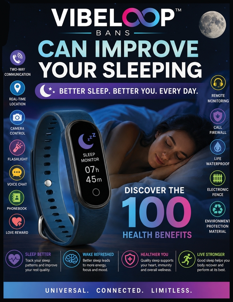 Better Sleep, Better You Using the VIBE LOOP BANS cover