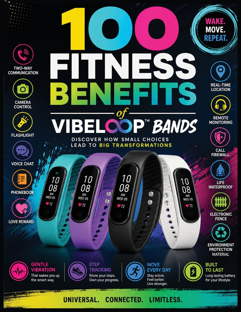 100 Fitness Benefits of VIBELOOP BANDS cover
