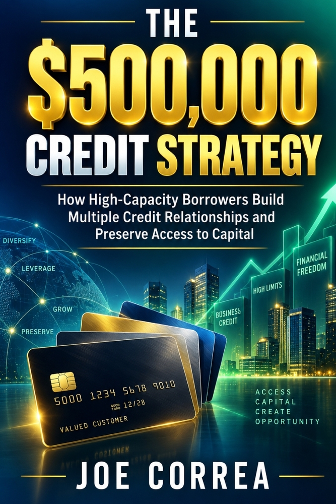 The $500,000 Credit Strategy: How High-Capacity Borrowers Build Multiple Credit Relationships and Preserve Access to Capital cover