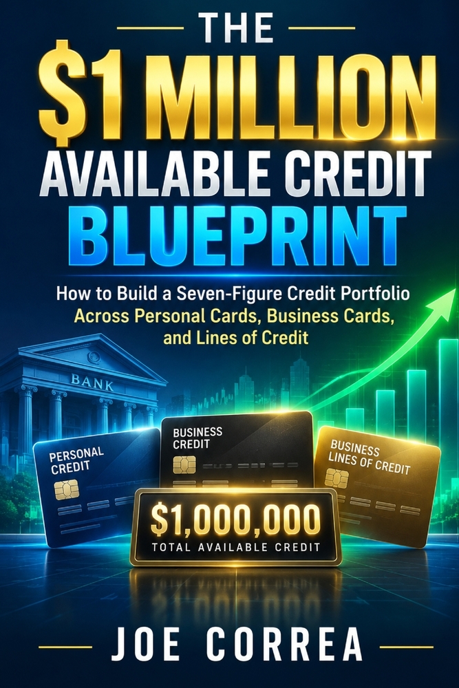 The $1 Million Available Credit Blueprint: How to Build a Seven-Figure Credit Portfolio Across Personal Cards, Business Cards, and Lines of Credit cover