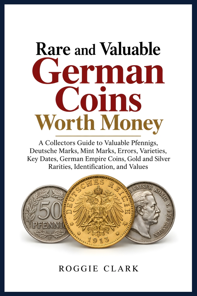 Rare and Valuable German Coins Worth Money: A Collectors Guide to Valuable Pfennigs, Deutsche Marks, Mint Marks, Errors, Varieties, Key Dates, German cover