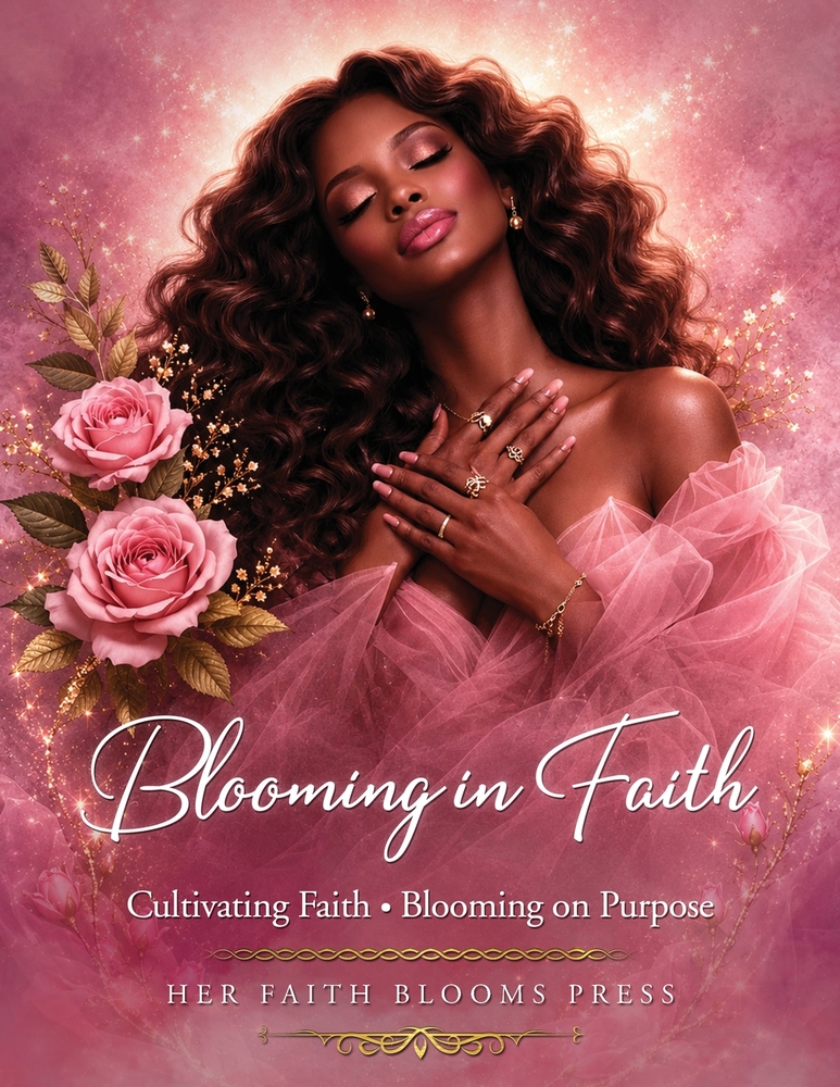 Blooming in Faith: Cultivating Faith, Blooming on Purpose: A 30-Day Devotional Journal cover