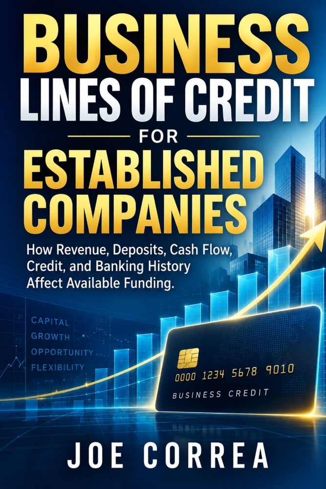 Business Lines of Credit for Established Companies: How Revenue, Deposits, Cash Flow, Credit, and Banking History Affect Available Funding cover
