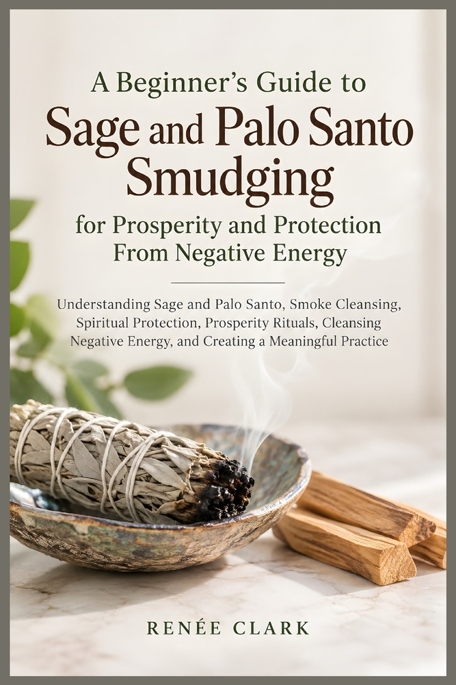 A Beginner's Guide to Sage and Palo Santo Smudging for Prosperity and Protection From Negative Energy: Understanding Sage and Palo Santo, Smoke Cleans cover