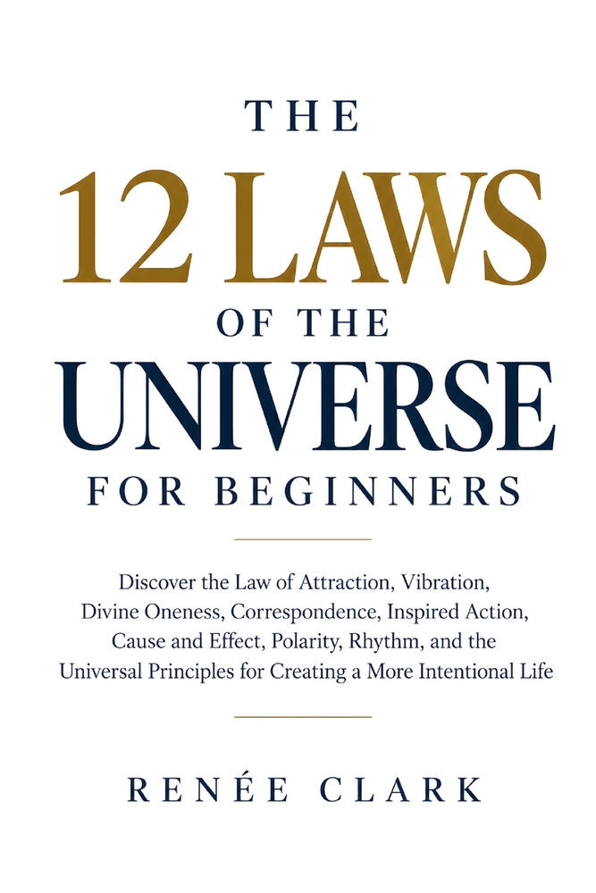 The 12 Laws of the Universe for Beginners: Discover the Law of Attraction, Vibration, Divine Oneness, Correspondence, Inspired Action, Cause and Effec cover