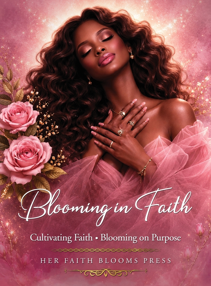 Blooming in Faith: Cultivating Faith, Blooming on Purpose: A 30-Day Devotional Journal cover