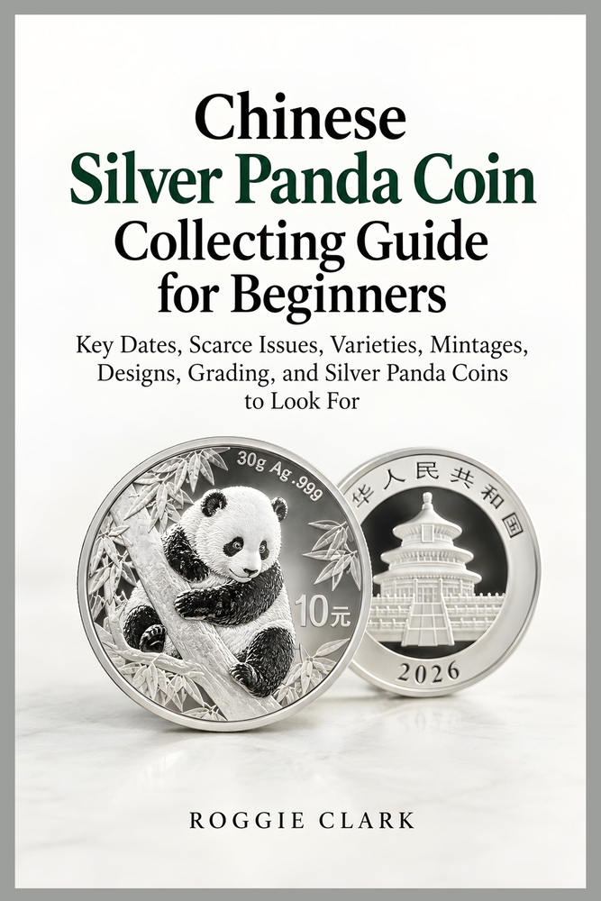 Chinese Silver Panda Coin Collecting Guide for Beginners: Key Dates, Scarce Issues, Varieties, Mintages, Designs, Grading, and Silver Panda Coins to L cover