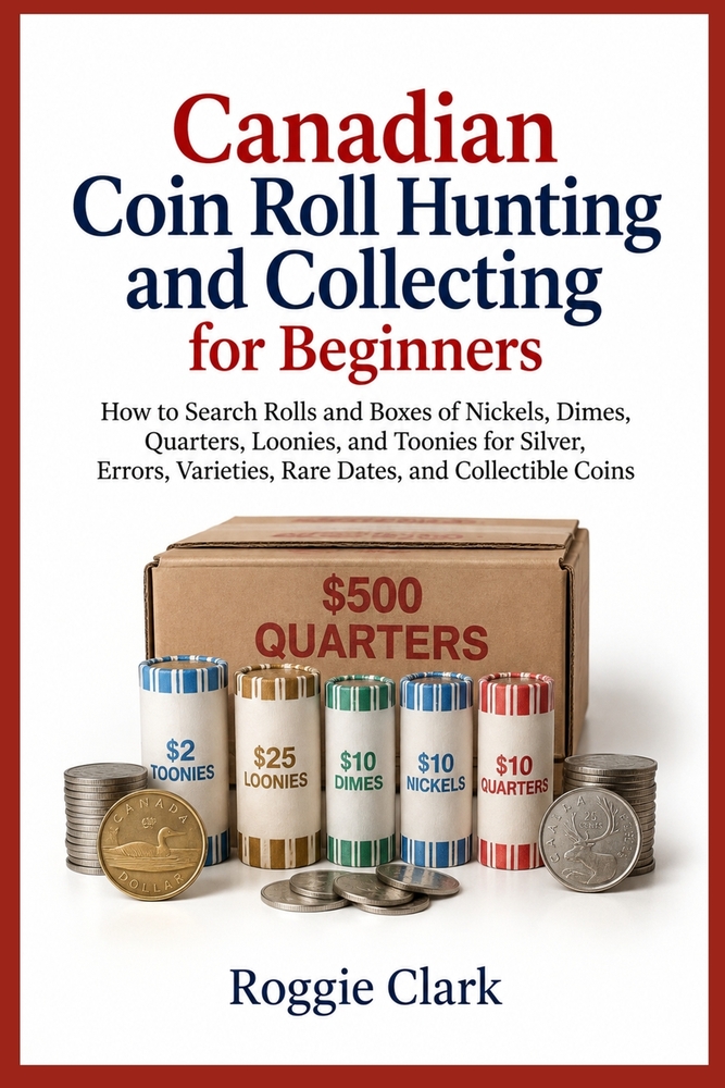 Canadian Coin Roll Hunting and Collecting for Beginners: How to Search Rolls and Boxes of Nickels, Dimes, Quarters, Loonies, and Toonies for Silver, E cover