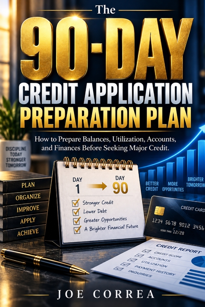 The 90-Day Credit Application Preparation Plan: How to Prepare Balances, Utilization, Accounts, and Finances Before Seeking Major Credit cover