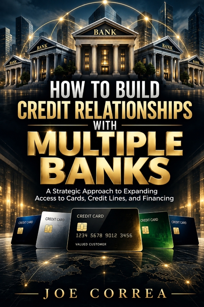 How to Build Credit Relationships With Multiple Banks: A Strategic Approach to Expanding Access to Cards, Credit Lines, and Financing cover