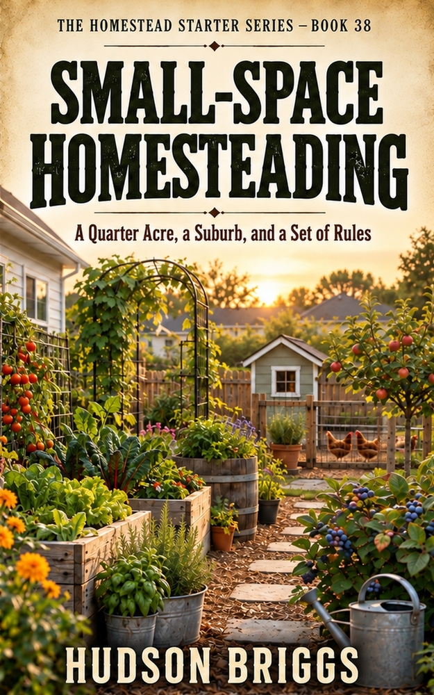 Small-Space Homesteading: A Quarter Acre, a Suburb, and a Set of Rules cover