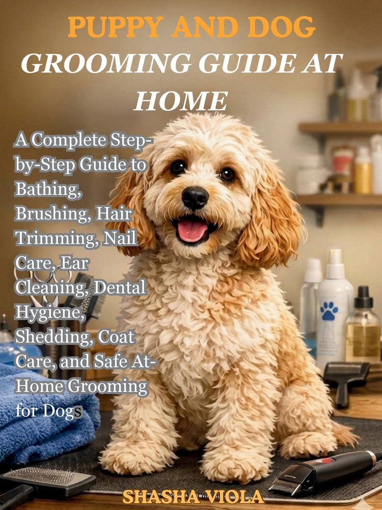 Puppy and Dog Grooming Guide at Home cover