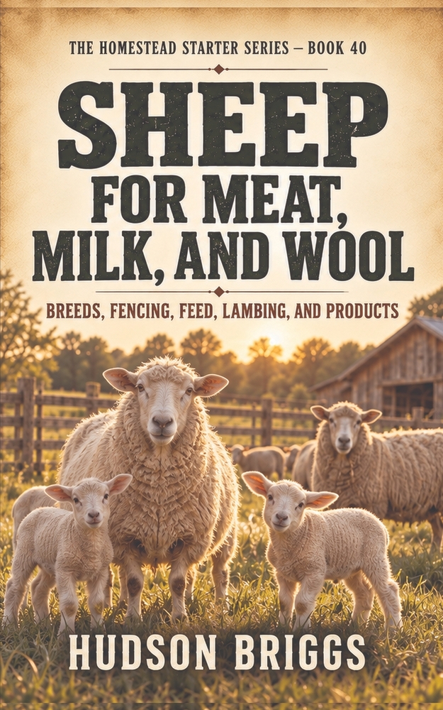 Sheep for Meat, Milk, and Wool: Breeds, Fencing, Feed, Lambing, and Products cover