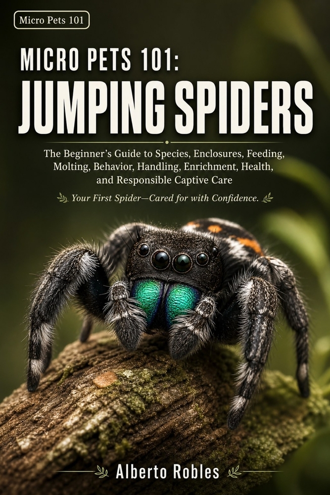 Micro Pets 101: Jumping Spiders cover