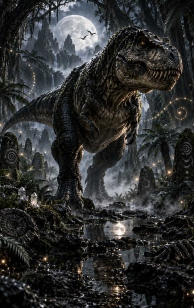 Jurassic Shadows: A Dino Witch's Journal cover