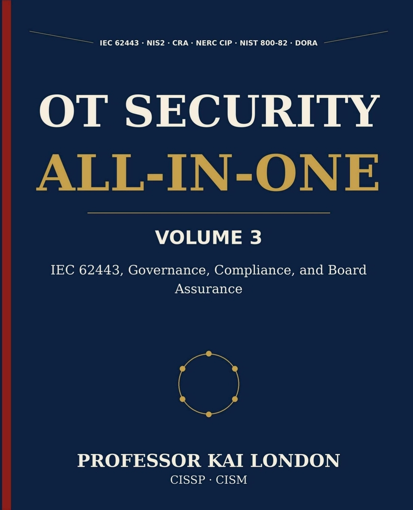 OT Security All-in-One, Volume 3: IEC 62443, Governance, Compliance, and Board: NIS2, Cyber Resilience Act, NERC CIP, NIST 800-82, ISO 27001, Supplier cover