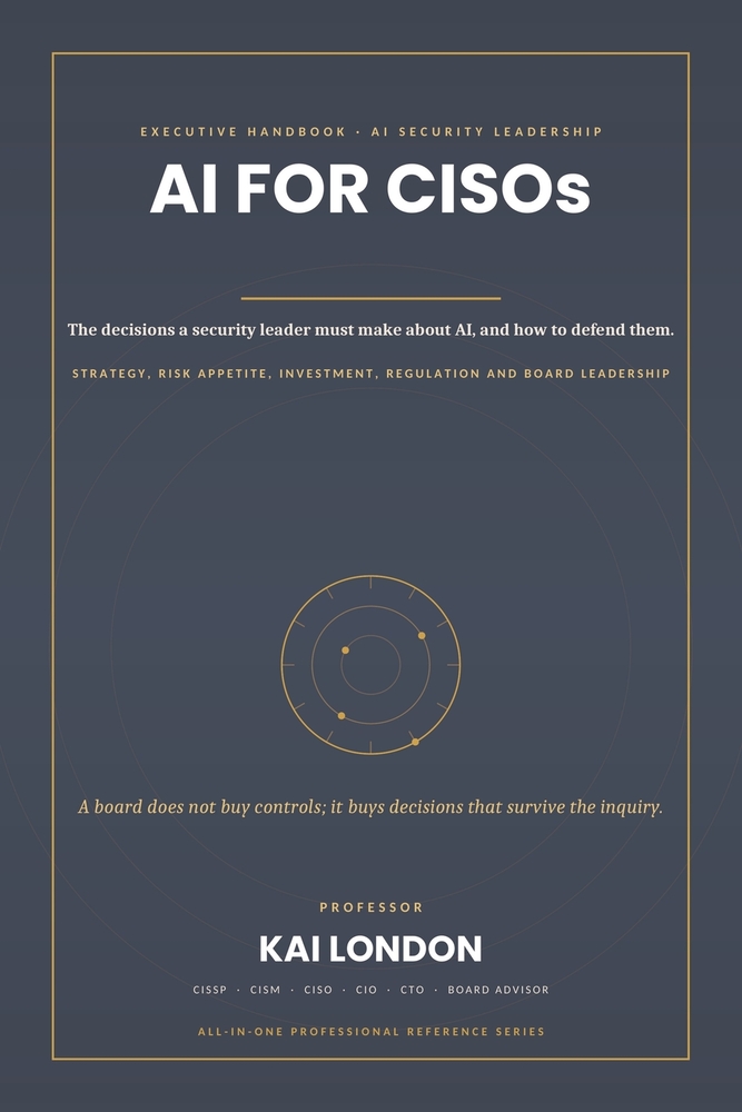 AI for CISOs All-in-One: The Executive Handbook for AI Security Strategy, Governance, Risk, Architecture, Regulation, Investment, Cyber Resilience and cover