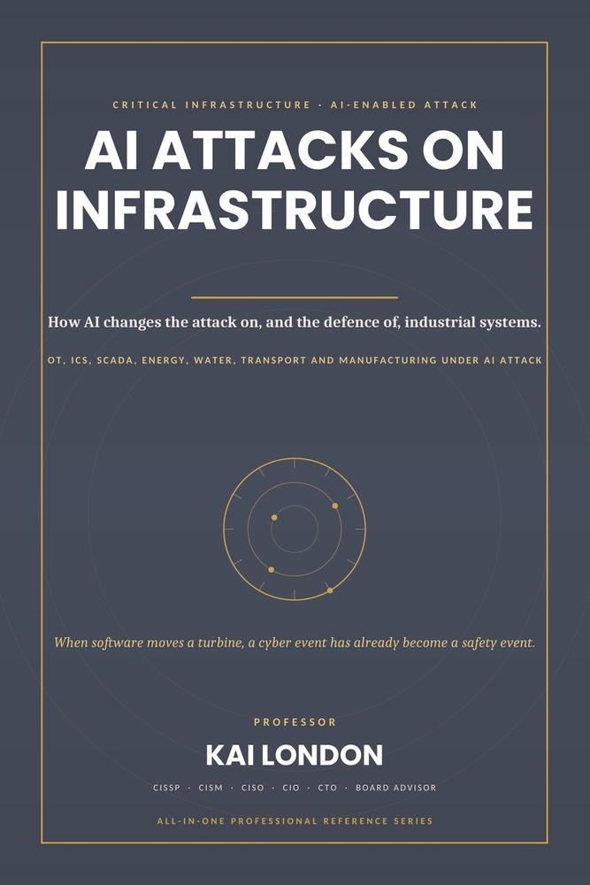 AI Attacks on Critical Infrastructure All-in-One: The Enterprise Defence Handbook for OT, ICS, SCADA, Energy, Manufacturing, Transport and Industrial cover