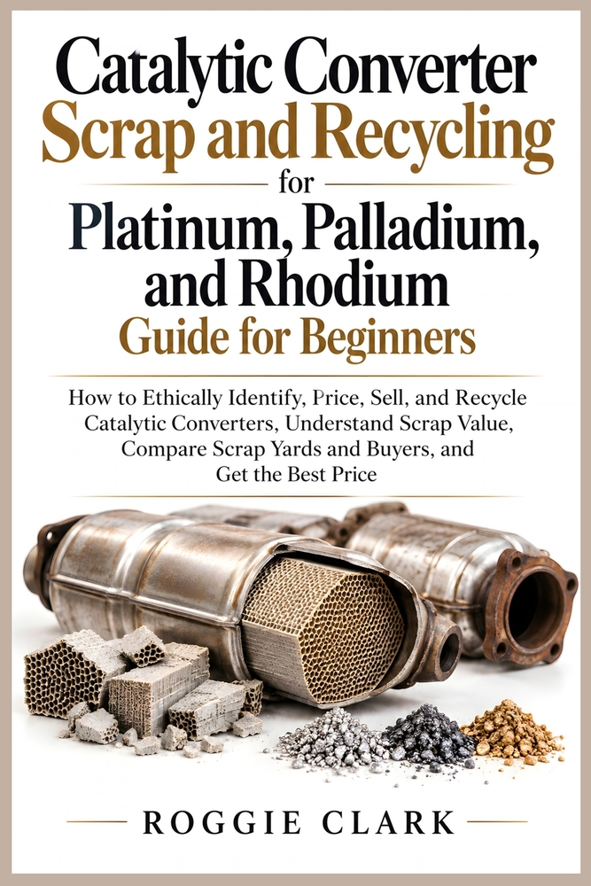Catalytic Converter Scrap and Recycling for Platinum, Palladium, and Rhodium Guide for Beginners: How to Ethically Identify, Price, Sell, and Recycle cover