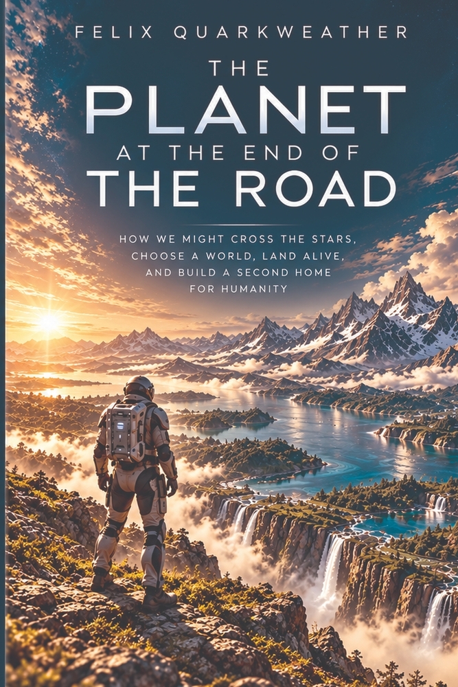 The Planet at the End of the Road: How We Might Cross the Stars, Choose a World, Land Alive, and Build a Second Home for Humanity cover