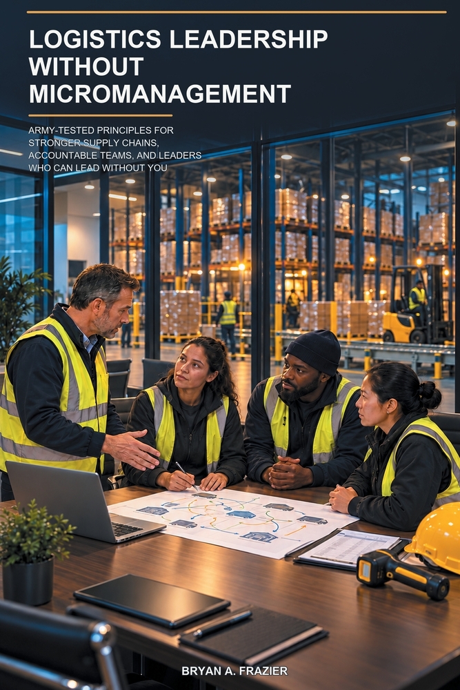 Logistics Leadership Without Micromanagement: Army-Tested Principles for Stronger Supply Chains, Accountable Teams, and Leaders Who Can Lead Without Y cover
