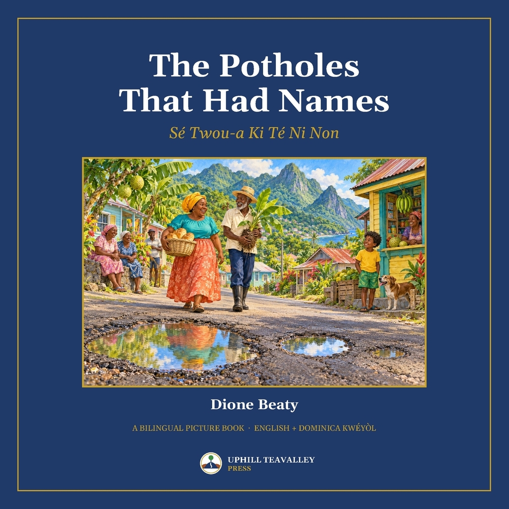 The Potholes That Had Names: Sé Twou-a Ki Té Ni Non: A Bilingual Picture Book in English and Dominica Kwéyòl cover