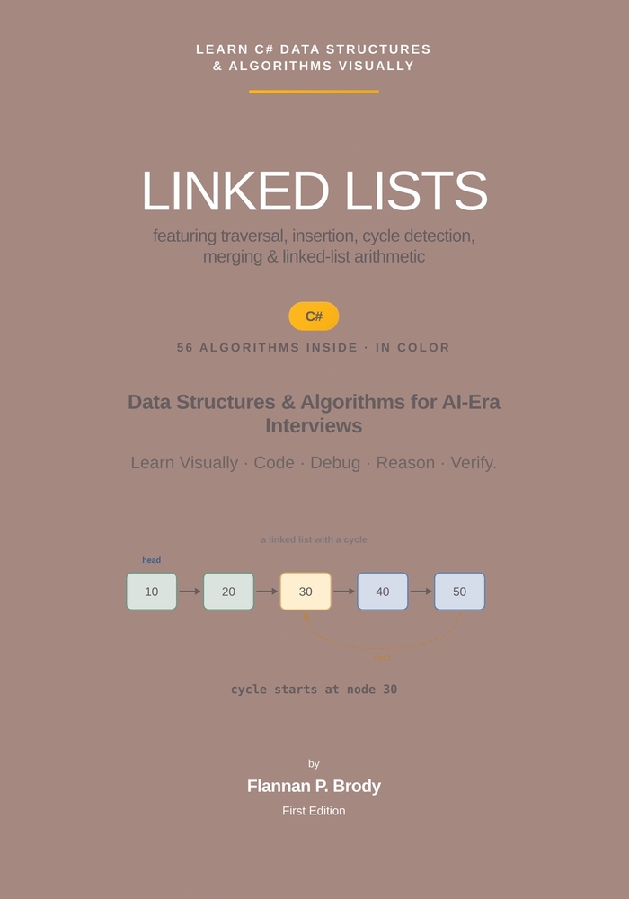Linked Lists - C# Edition: Data Structures & Algorithms for AI-Era Interviews cover