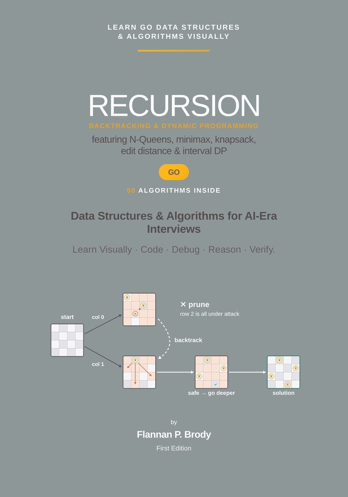 Recursion, Backtracking & Dynamic Programming - Go Edition: Data Structures & Algorithms for AI-Era Interviews cover
