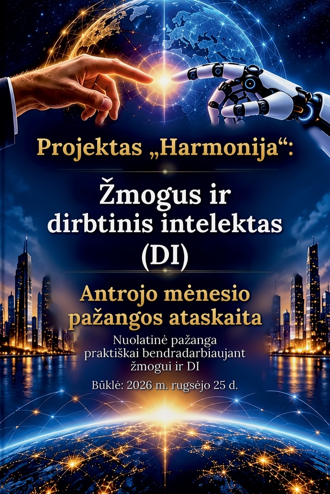 Projektas "Harmonija": zmogus ir dirbtinis intelektas (DI) cover