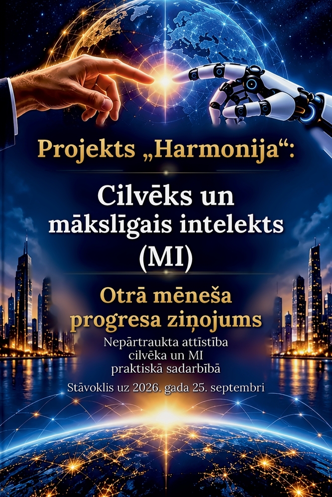 Projekts "Harmonija": cilvēks un mākslīgais intelekts (MI) cover