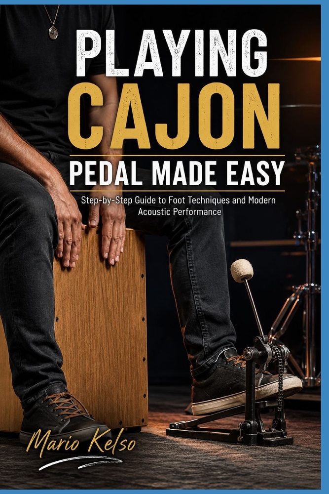 Playing Cajon Pedal Made Easy: Step-by-Step Guide to Foot Techniques and Modern Acoustic Performance cover