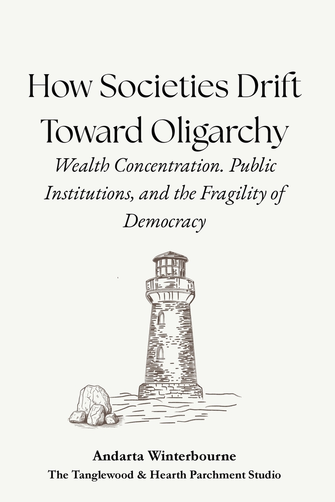 How Societies Drift Toward Oligarchy: Wealth Concentration. Public Institutions, and the Fragility of Democracy cover