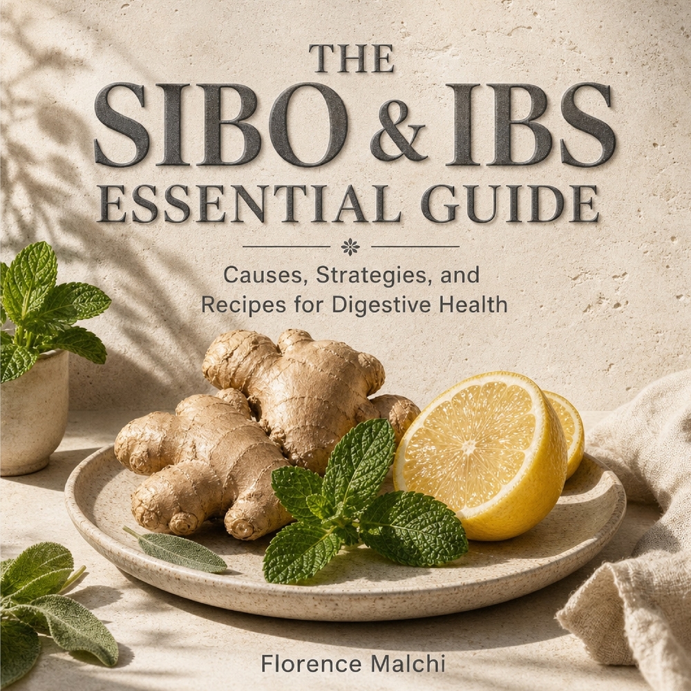 The SIBO & IBS Essential Guide: Causes, Strategies, and Recipes for Digestive Health: A Practical Guide to Understanding Your Gut, Managing Symptoms, cover