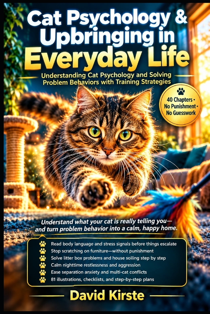 Cat Psychology & Upbringing in Everyday Life: Understanding Cat Behavior and Solving Problem Behaviors with Step-by-Step Training Strategies cover