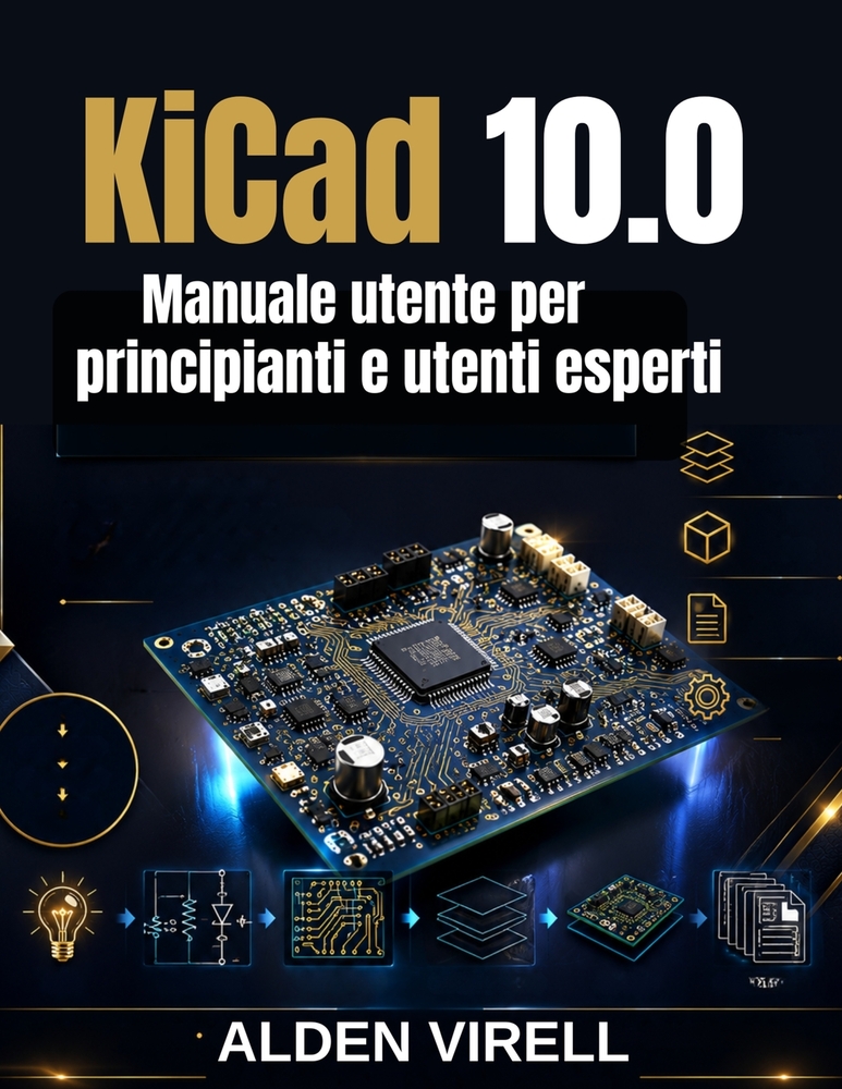 KiCad 10.0 Manuale utente per principianti e utenti esperti cover