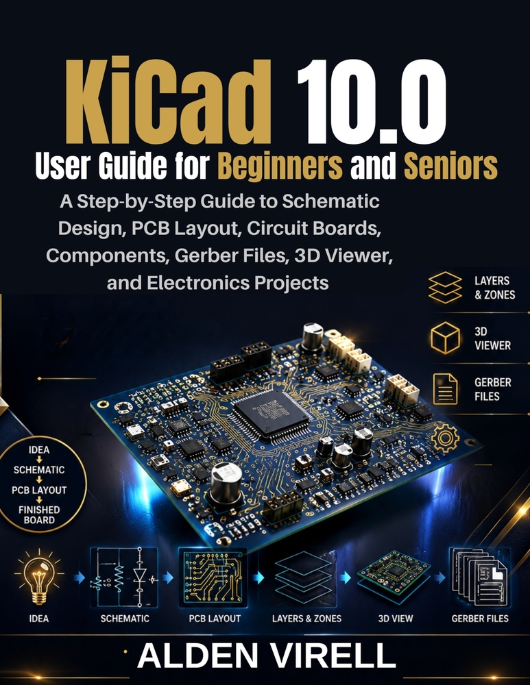 KiCad 10.0 User Guide for Beginners and Seniors cover