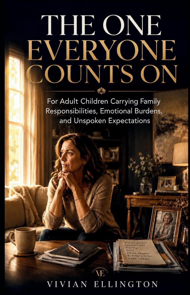 The One Everyone Counts on: For Adult Children Carrying Family Responsibilities, Emotional Burdens, and Unspoken Expectations cover