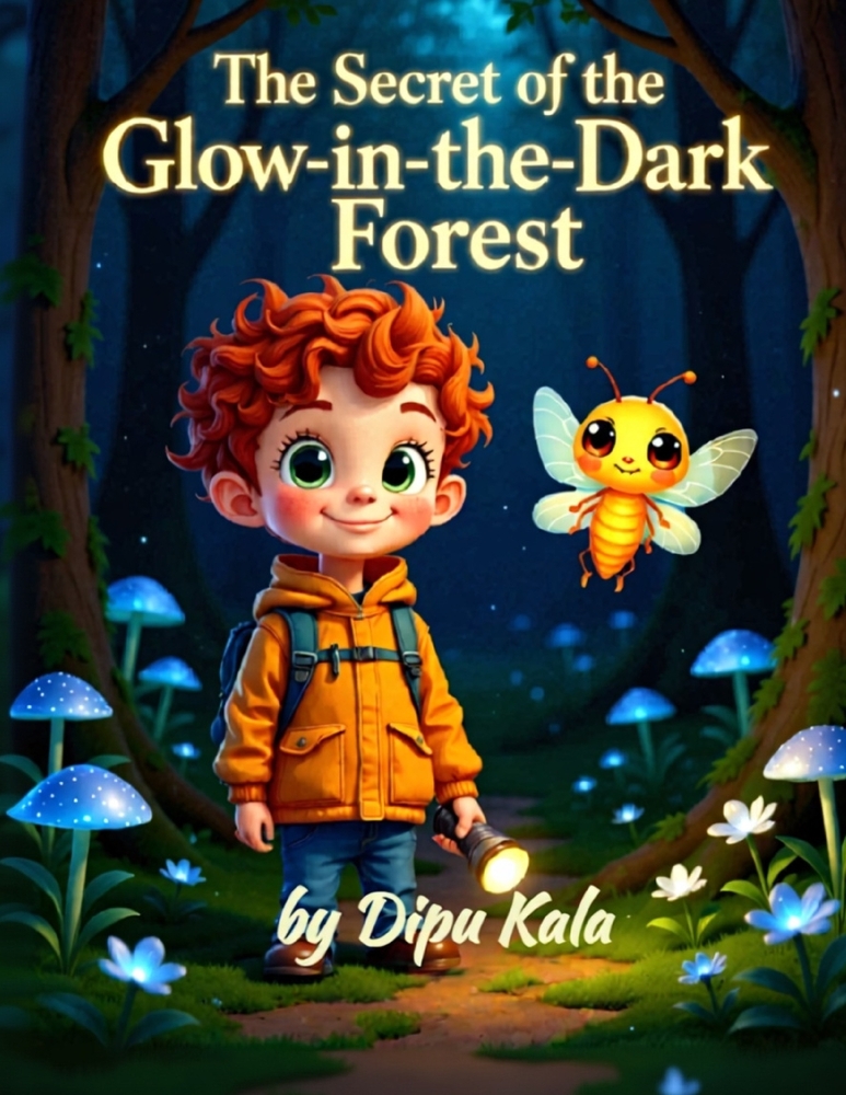 The Secret of the Glow-in-the-Dark Forest: A Magical Nature Adventure About Facing Fears, Mindfulness, and the Wonders of the Night cover