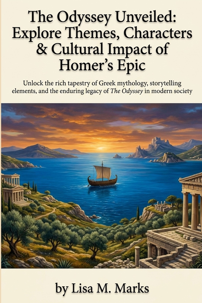 The Odyssey Unveiled: Explore Themes, Characters & Cultural Impact of Homer's Epic: A Deep Dive for Students & Literature Enthusiasts into the Classic cover