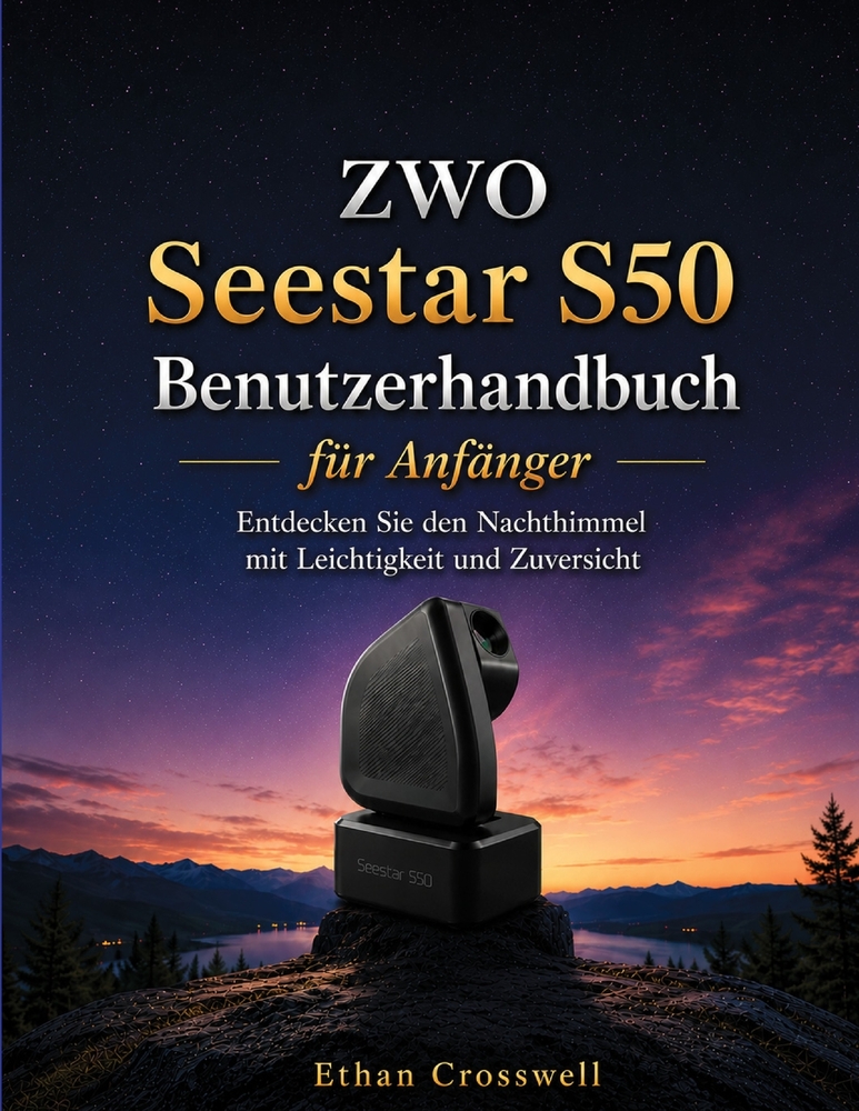 ZWO Seestar S50 Benutzerhandbuch für Anfänger: Entdecken Sie den Nachthimmel mit Leichtigkeit und Zuversicht cover