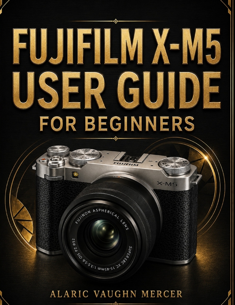 Fujifilm X-M5 User Guide for Beginners: Master Photography, Cinematic Videography, Film Simulations, Autofocus Precision, Creative Controls, and Stunn cover