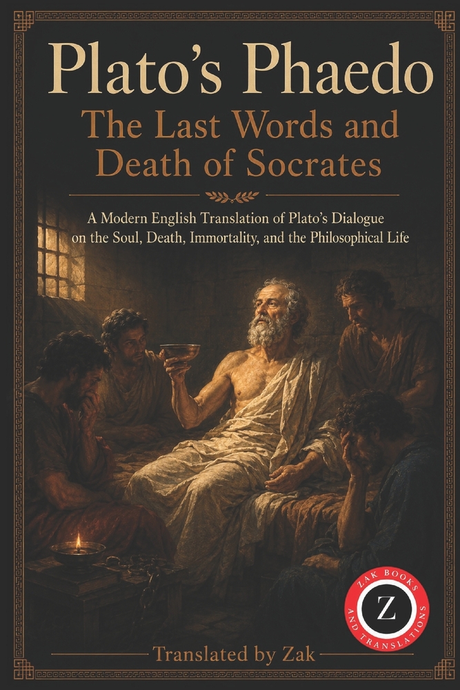 Plato's Phaedo: The Last Words and Death of Socrates (Modern English Translation): Plato's Dialogue on the Soul, Death, Immortality, and the Philosoph cover