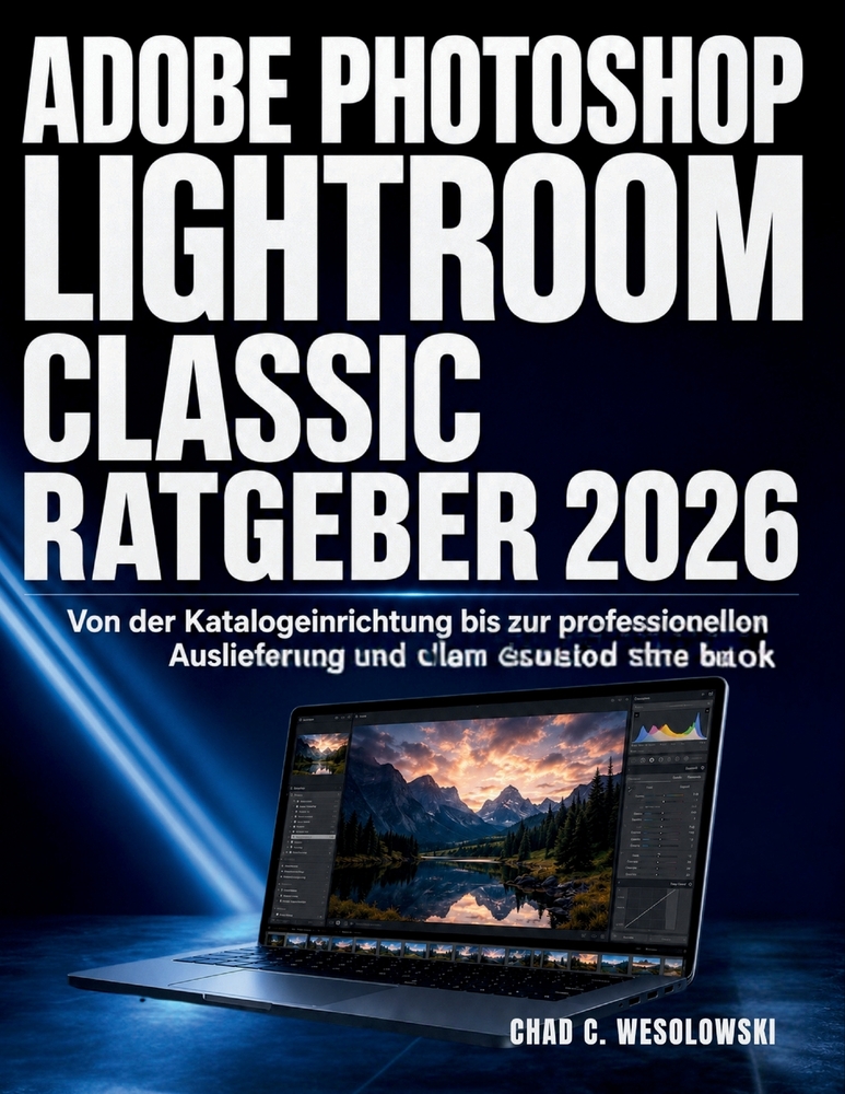Adobe Photoshop Lightroom Classic Ratgeber 2026: Von der Katalogeinrichtung bis zur professionellen Auslieferung und allem dazwischen cover