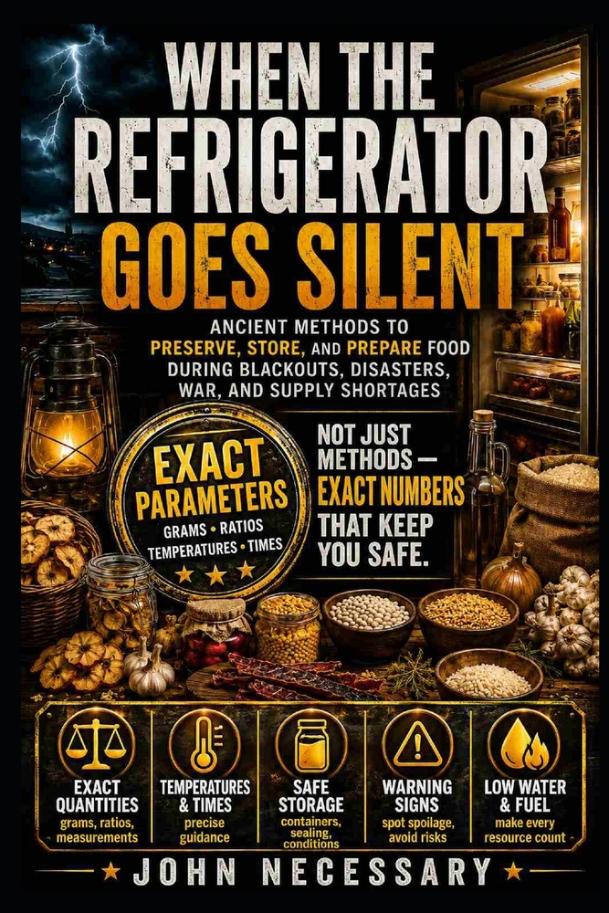 When the Refrigerator Goes Silent: Ancient Methods to Preserve, Store, and Prepare Food During Blackouts, Disasters, War, and Supply Shortages cover