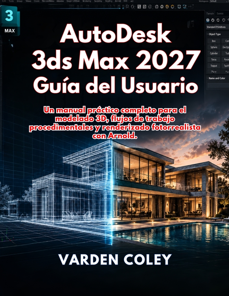 AutoDesk 3ds Max 2027 Guía del Usuario cover