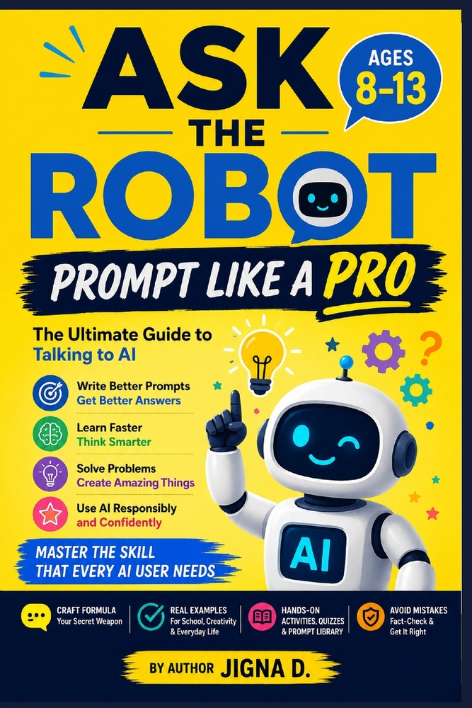 Ask the Robot: Prompt Like a Pro: The Ultimate Guide to Talking to AI Learn the CRAFT Formula, Get Better Answers, Solve Problems, Create Amazing Stor cover