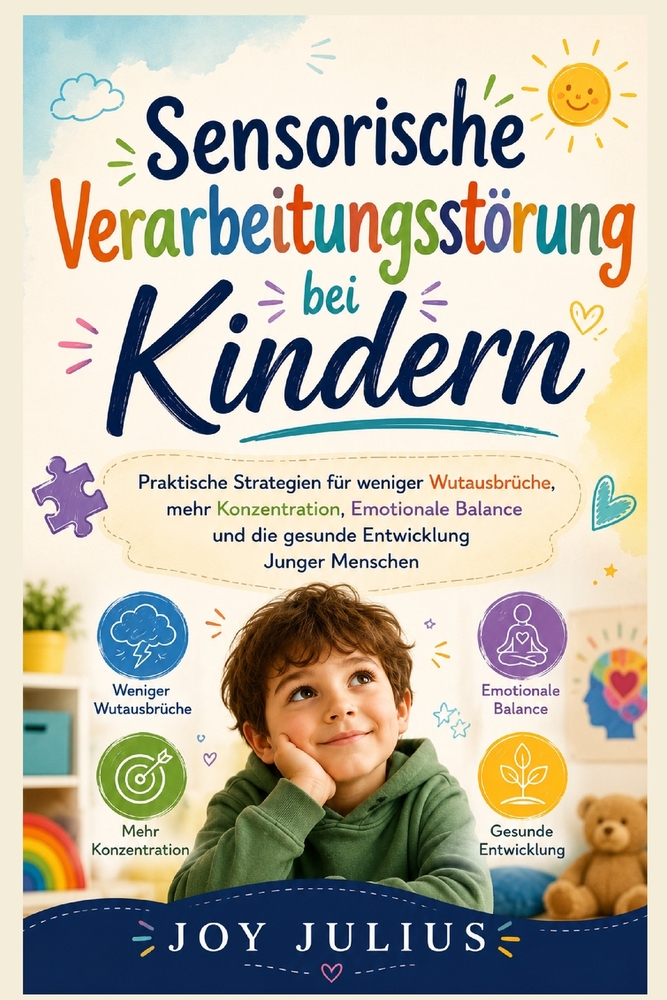 Sensorische Verarbeitungsstörung bei Kindern: Praktische Strategien für weniger Wutausbrüche, mehr Konzentration, Emotionale Balance und die gesunde E cover