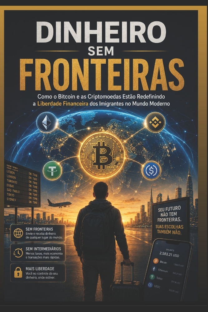 Dinheiro Sem Fronteiras: Como o Bitcoin e as Criptomoedas Estão Redefinindo a Liberdade Financeira dos Imigrantes no Mundo Moderno cover