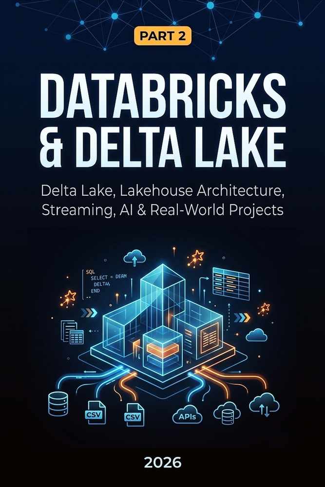 Databricks & Delta Lake: Part 2: Delta Lake, Lakehouse Architecture, Streaming, AI & Real-World Projects cover
