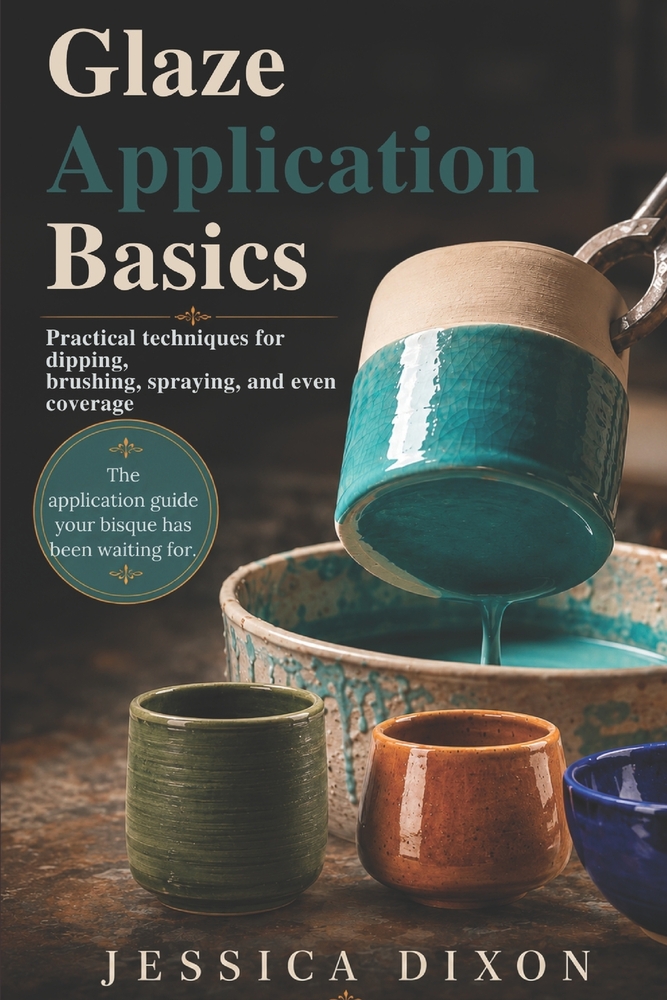 Glaze Application Basics for Ceramics: Practical techniques for dipping, brushing, spraying, and even coverage cover